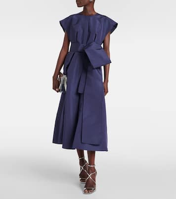 Robe midi en soie | Carolina Herrera