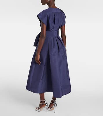 Robe midi en soie | Carolina Herrera