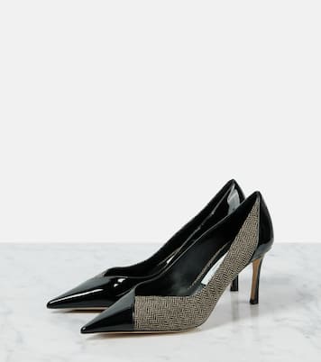 Pumps Cass 75 mit Lackleder | Jimmy Choo