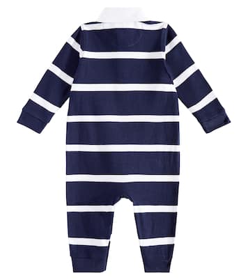 Baby Rugby striped cotton onesie | Polo Ralph Lauren Kids