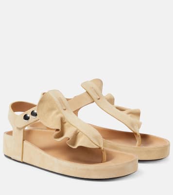 Sandalen Isela aus Veloursleder | Isabel Marant
