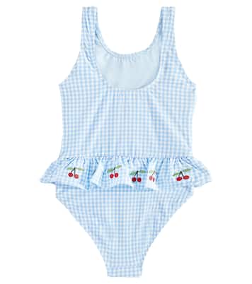 Maillot de bain Soline brodé à carreaux | Konges Sløjd