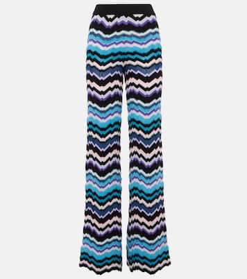 Zig Zag high-rise flared pants | Missoni