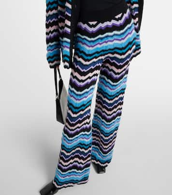 Zig Zag high-rise flared pants | Missoni