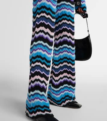 Zig Zag high-rise flared pants | Missoni