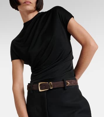 Ceinture Benny en daim | Khaite