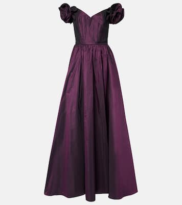 Abito lungo Viva Las Vegas in taffetà | Elie Saab