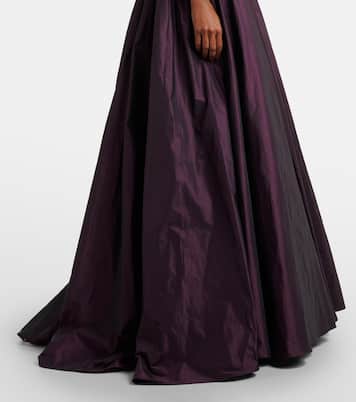 Abito lungo Viva Las Vegas in taffetà | Elie Saab