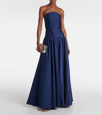Abito lungo in taffetà | Roland Mouret
