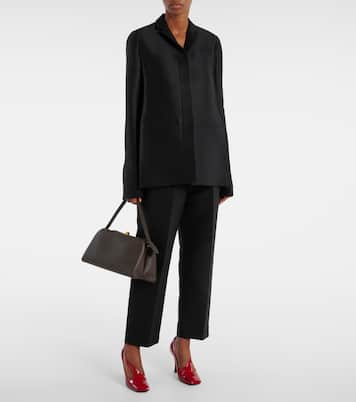 Escarpins Eva 100 en cuir verni | Khaite