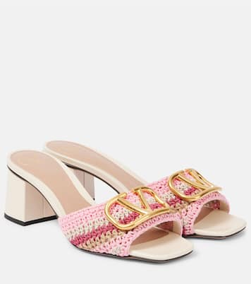VLogo 60 crochet mules | Valentino Garavani