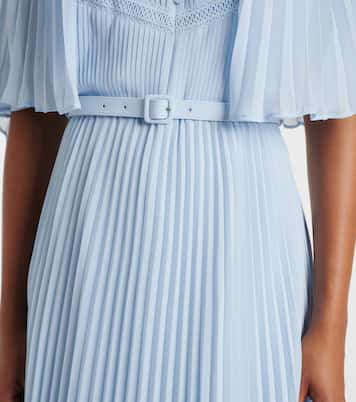 Abito midi in chiffon  | Self-Portrait