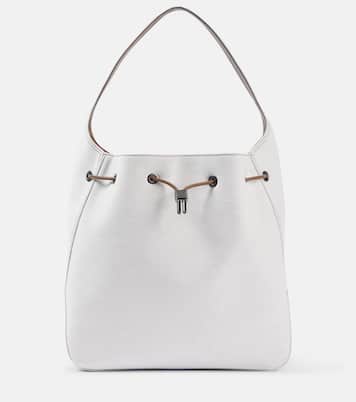 Foulard Large canvas bucket bag | Brunello Cucinelli