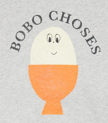 Sweatshirt Morning Egg aus Baumwoll-Jersey | Bobo Choses