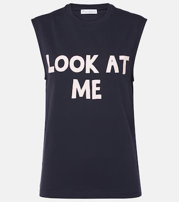Top in jersey di cotone con stampa | JW Anderson