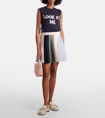 Top in jersey di cotone con stampa | JW Anderson