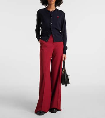 Ami De Cœur wool cardigan | Ami Paris