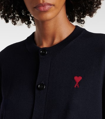 Ami De Cœur wool cardigan | Ami Paris