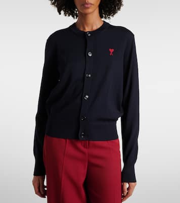 Ami De Cœur wool cardigan | Ami Paris