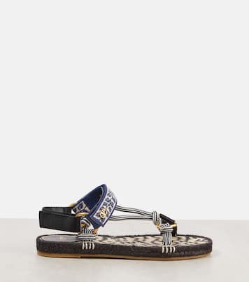 Lake Powell crochet-trimmed sandals | Valentino Garavani