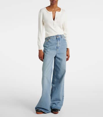 Mules Jeannette en cuir à ornements | Chloé
