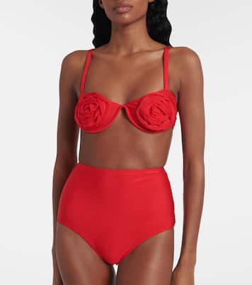 Floral-appliqué bikini | Adriana Degreas
