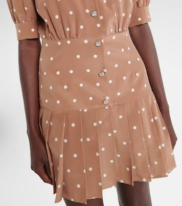 Robe en soie à pois | Alessandra Rich