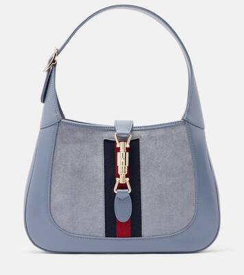 Jackie 1961 Medium suede and leather tote bag | Gucci