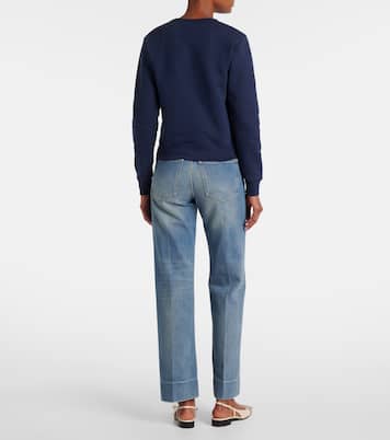 Besticktes Sweatshirt aus Baumwoll-Jersey | Valentino