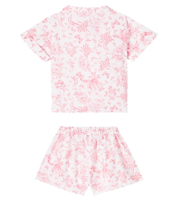 Camicia e shorts in cotone con stampa | Tartine et Chocolat
