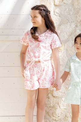 Set aus Top und Shorts aus Baumwolle | Tartine et Chocolat