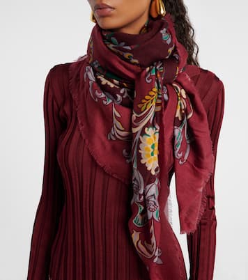 Sciarpa in cashmere con stampa | Etro