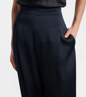Weite Hose Dritto aus Satin | Max Mara