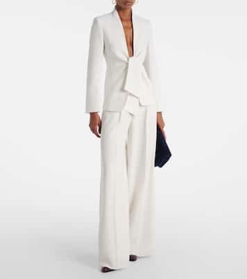 Manetta high-rise cady wide-leg pants | Max Mara