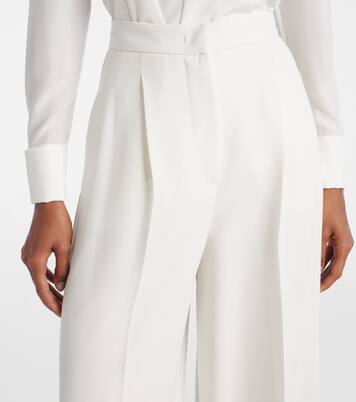 Manetta high-rise cady wide-leg pants | Max Mara