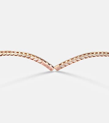 18kt rose gold choker with rubies and diamonds | Suzanne Kalan