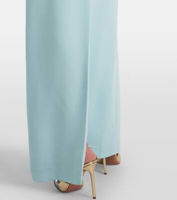 Verzierte Robe Siriana aus Crêpe | Costarellos