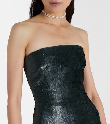 Laelia sequined bustier gown | Emilia Wickstead