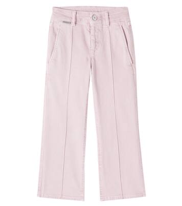Monili wide-leg jeans | Brunello Cucinelli Kids