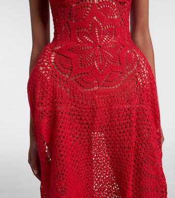 Crochet cotton corset dress | Magda Butrym