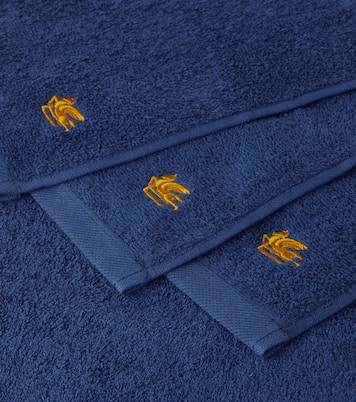 Set Giano aus vier Gästehandtüchern und Korb | Etro