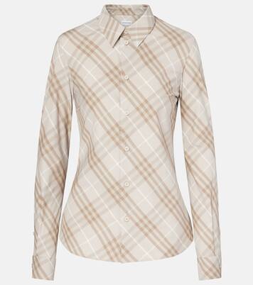 Burberry Check cotton poplin shirt | Burberry