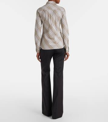 Burberry Check cotton poplin shirt | Burberry