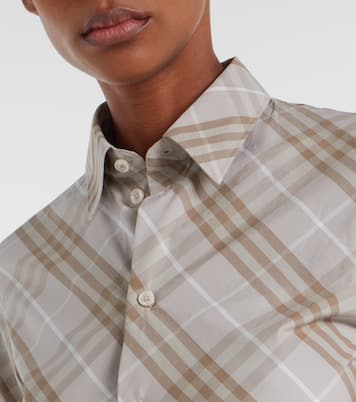 Burberry Check cotton poplin shirt | Burberry