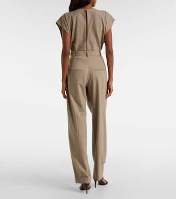 Dugan wool-blend tapered pants | Khaite