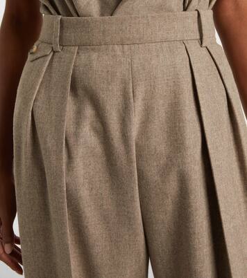 Dugan wool-blend tapered pants | Khaite