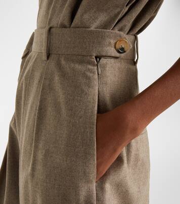 Dugan wool-blend tapered pants | Khaite