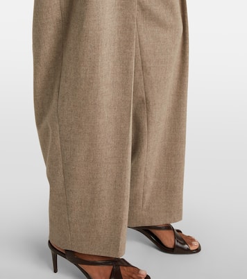 Dugan wool-blend tapered pants | Khaite