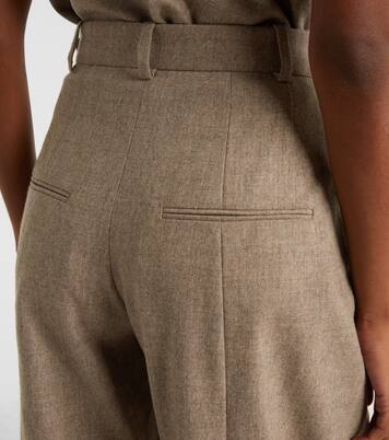 Dugan wool-blend tapered pants | Khaite
