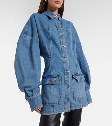 Vestido corto de denim | The Attico